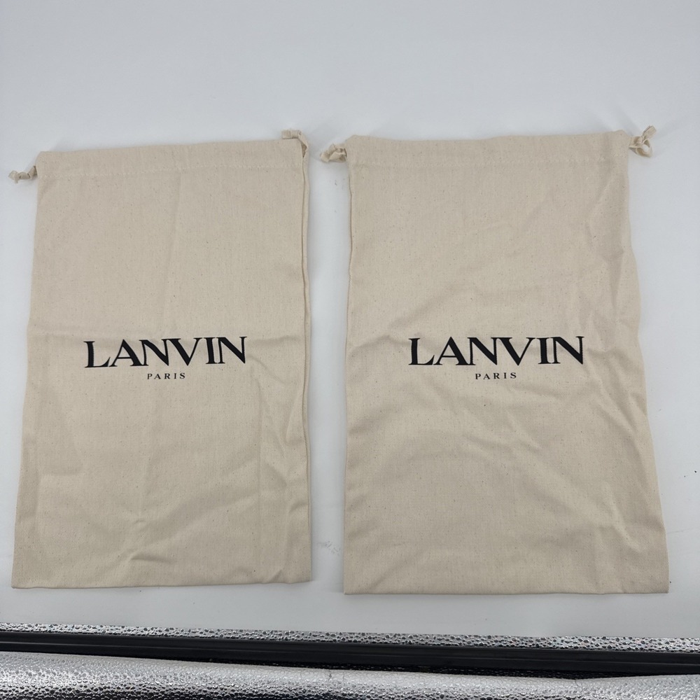 LANVIN PARIS BAG Shoes Clutch Wallet Purse Storage 16" X 10.5" - 2 Piece